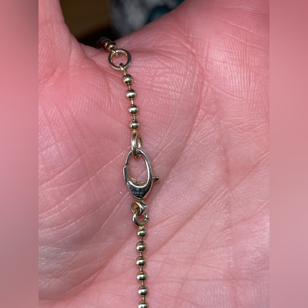 /sold/💯 Gucci “Love Britt” Interlocking G Pendant with Necklace - Picture 11 of 15